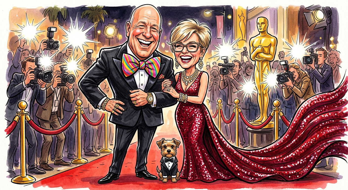Red Carpet caricature example